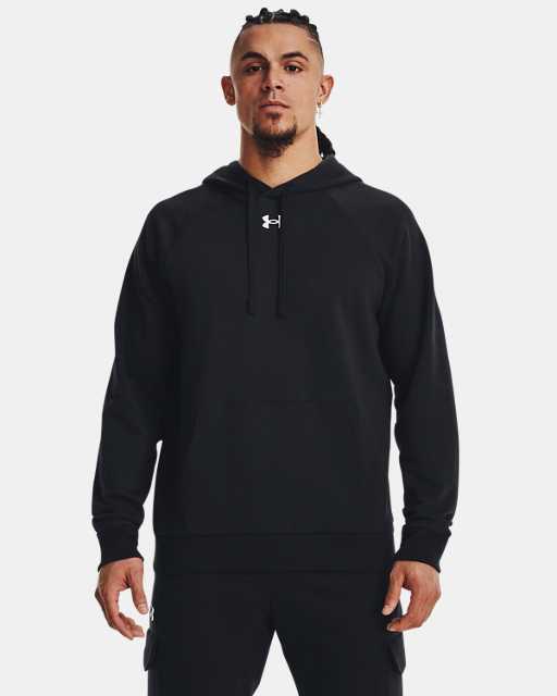 Under Armour Men's Hustle Fleece Hoodie Carbon